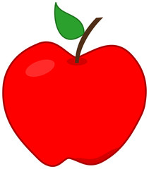a red apple