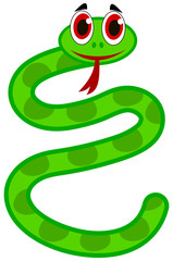 a green snake