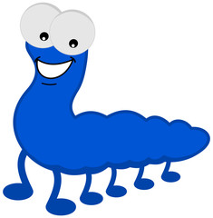 a smiling centipede