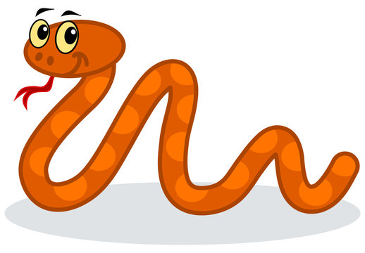 A Orange Snake