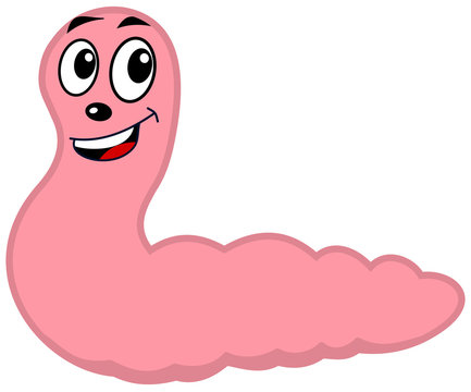 pink earthworm