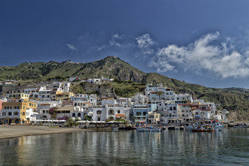 Fototapeta na wymiar View of SantAngelo in Ischia Island