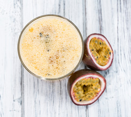 Glass with Maracuja Juice