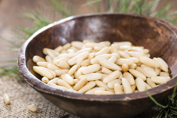 Portion of Pine Nuts
