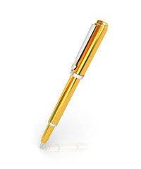 Gold corporate pen design