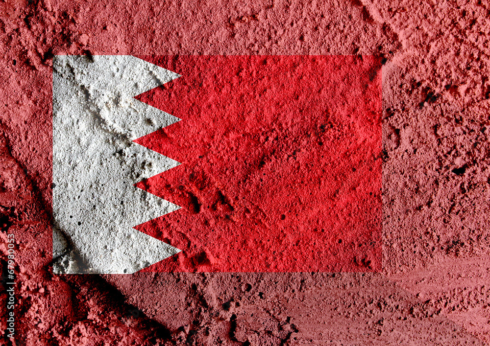 Poster bahrain flag themes idea design