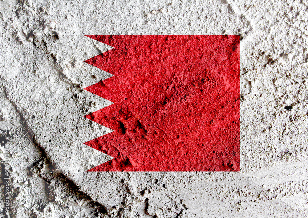 Poster bahrain flag themes idea design