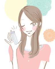 おすすめスキンケア／モテ系の女性