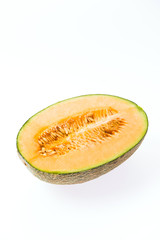 Melon isolated on white