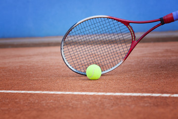 tennis background clay court