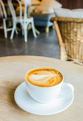 Latte coffee