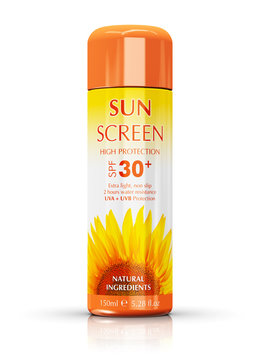 Sun screen spray