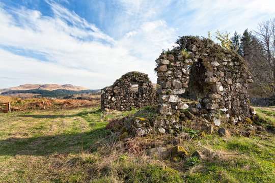 Old ruins on the Isle of Mull