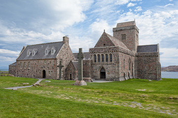 Fototapeta na wymiar Iona abbey, Scotland