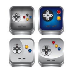 game console icon button theme