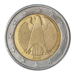 two euro coin
