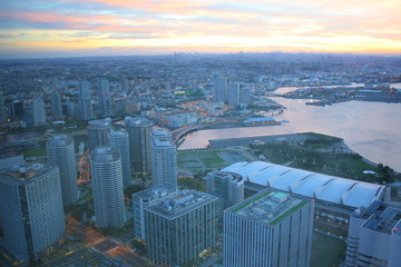 横浜、みなとみらい、日の出