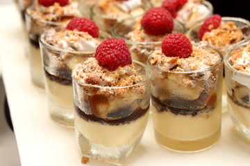 Banoffee pie in a mini glass