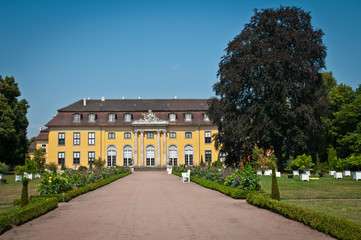 Fototapeta na wymiar Schloss Mosigkau Dessau-Roßlau