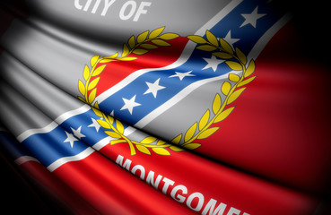 Flag of Montgomery, Alabama (USA)