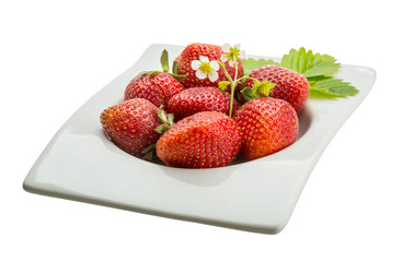 Ripe strawberry