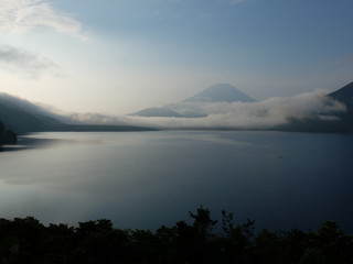 富士山　本栖湖　