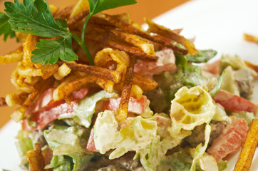 salad fried potatoes
