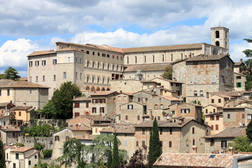 Naklejka premium Medieval town of Todi, Italy