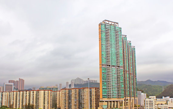New apartments in Hong Kong.