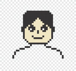 pixel man art