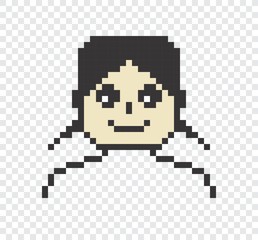 pixel man art
