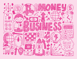 doodle business background