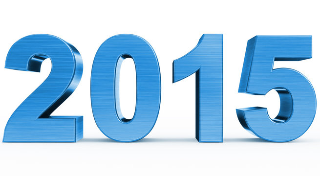 year 2015 blue metal
