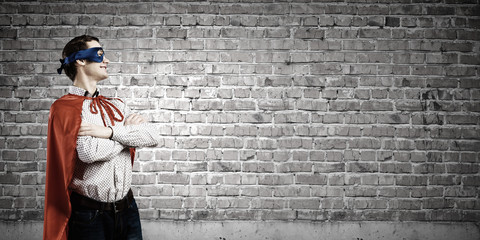 Confident superhero © Sergey Nivens