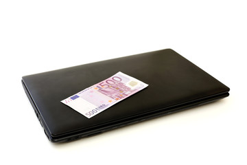 Five hundred euros on laptop