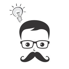 geek cartoon character