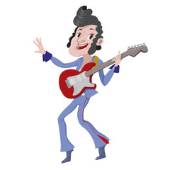cheerful Guitar Man