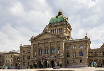 Fototapeta na wymiar Federal Palace of Switzerland, Bern