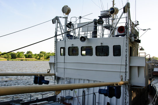 deckhouse of small ship