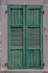 green shutter