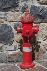 Fototapeta na wymiar red hydrant