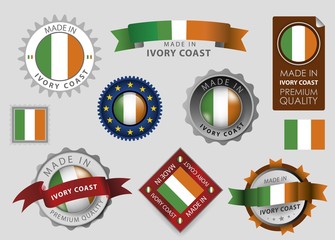 Main Ivory Coast Seal, Flag, Emblem Collection