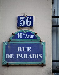 Rue de Paradis, Paris, France