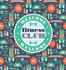 Fitness Icons background