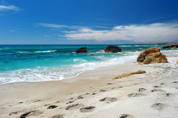 Beautiful landscape of the coast of Sardinia
