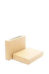 Two brown paper boxes