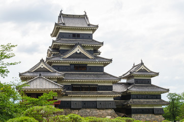 Historic Matsumoto castle in Japan