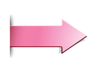The pink arrow