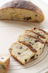 レーズンとクルミのパン　