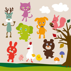 動物イラストセット